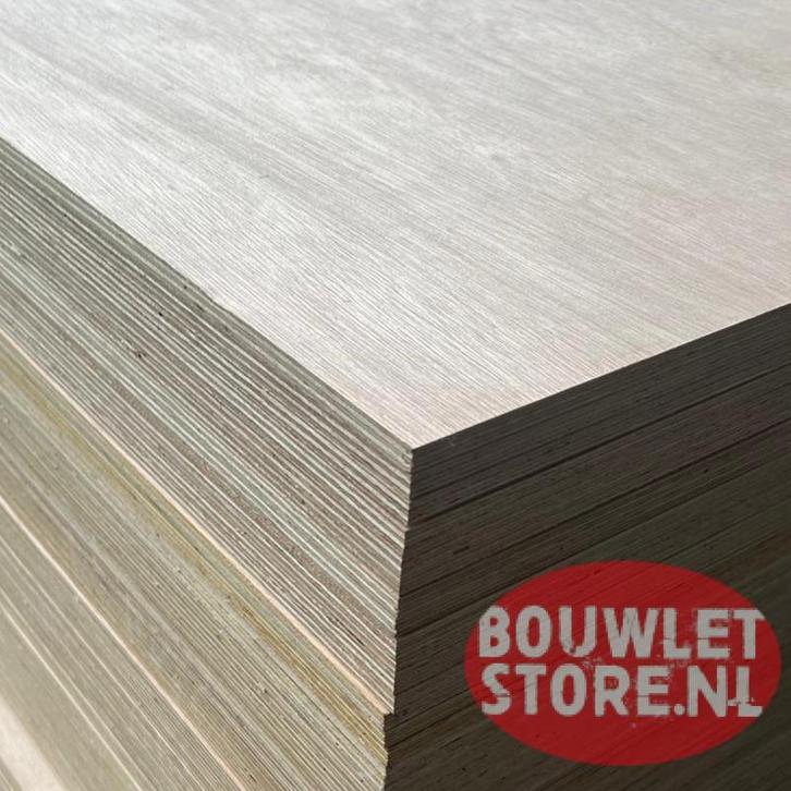 Multiplex 18 mm | hardhout Indonesisch IHP | watervast WBP, Doe-het-zelf en Verbouw, Platen en Panelen, Nieuw, Multiplex, 20 tot 50 mm