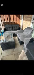 loungeset, Tuin en Terras, Tuinsets en Loungesets, Ophalen, Gebruikt, Kunststof, Loungeset
