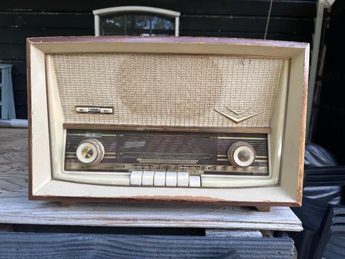 Vintage Erres buizenradio – werkt nog!, Audio, Tv en Foto, Radio's, Gebruikt, Overige typen, Ophalen of Verzenden