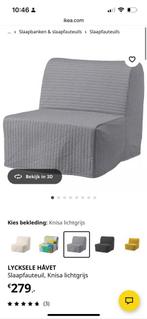 Lycksele slaapstoel ikea, Ophalen, Zo goed als nieuw, Eenpersoons, 90 cm