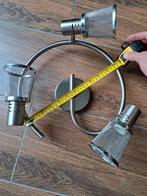 Moderne spotlamp met 3 spots, Huis en Inrichting, Ophalen of Verzenden, Gebruikt, Metaal, Modern