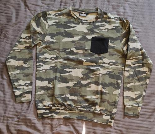 DMG trui met camouflage print - Maat L, Kleding | Heren, Truien en Vesten, Zo goed als nieuw, Maat 52/54 (L), Ophalen of Verzenden
