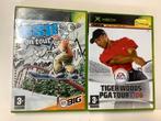 Xbox spellen ssx on tour en tiger woods, Spelcomputers en Games, Games | Xbox Original, Ophalen of Verzenden, Gebruikt, Sport