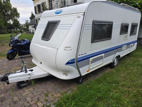 Hobby 460 Deluxe UFe 2003, Caravans en Kamperen, Caravans, Particulier, tot en met 4, 1000 - 1250 kg, Rondzit, Hobby, Frans bed