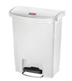 AANBIEDING | Rubbermaid Pedaalemmer Slim Jim 30 L wit! GRTS, Overige materialen, Verzenden, Nieuw, 40 liter of meer