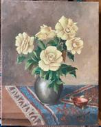 Stilleven met rozen, Antiek en Kunst, Ophalen of Verzenden