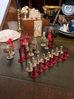 Antiek schaakspel, Hobby en Vrije tijd, Gezelschapsspellen | Bordspellen, Een of twee spelers, Gebruikt, Ophalen of Verzenden