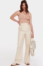Josh V broek Rachel Cream maat L als nieuw maat 38-40 linnen, Kleding | Dames, Broeken en Pantalons, Ophalen, Beige, Maat 42/44 (L)