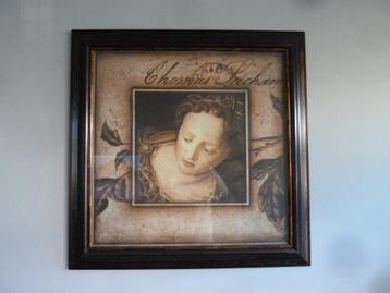 Vintage schilderij "vrouw" van Thomas Lacham beschikbaar voor biedingen