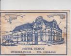 Suikerzakje Hotel Schot Musselkanaal, Verzamelen, Verzenden, Nederland