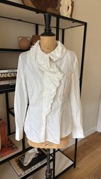 Piazza Sempione stretch blouse wit nieuw It 44, Kleding | Dames, Maat 38/40 (M), Verzenden, Piazza Sempione, Wit