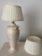 Set van 2 Lampenkappen - Crème, Geplooid, Ophalen of Verzenden