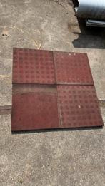 Rubber tegels 50x50x5, Overige typen, Rubber, Ophalen of Verzenden, Zo goed als nieuw