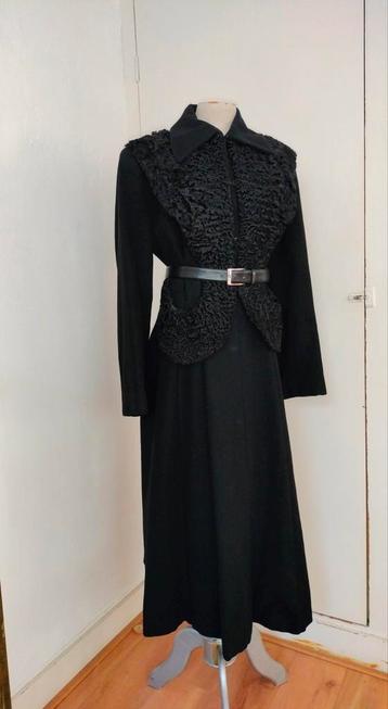 Originele echte vintage jaren 30-40 wollen jas mt. 38-40 beschikbaar voor biedingen