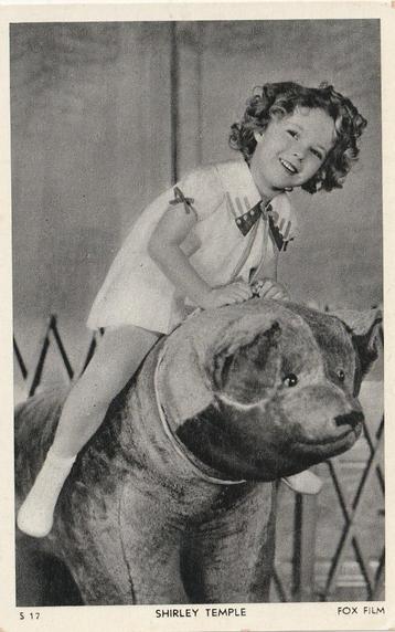 SHIRLEY TEMPLE KAART IS UIT JAREN 30 ZEER MOOIE KAART KH414 beschikbaar voor biedingen