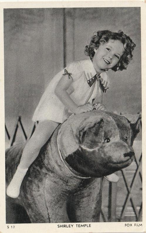 SHIRLEY TEMPLE KAART IS UIT JAREN 30 ZEER MOOIE KAART KH414, Verzamelen, Ansichtkaarten | Themakaarten, Ongelopen, 1920 tot 1940
