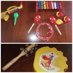 Houten muziekinstrumenten set voor kinderen + extras, Ophalen of Verzenden, Gebruikt, Overige typen