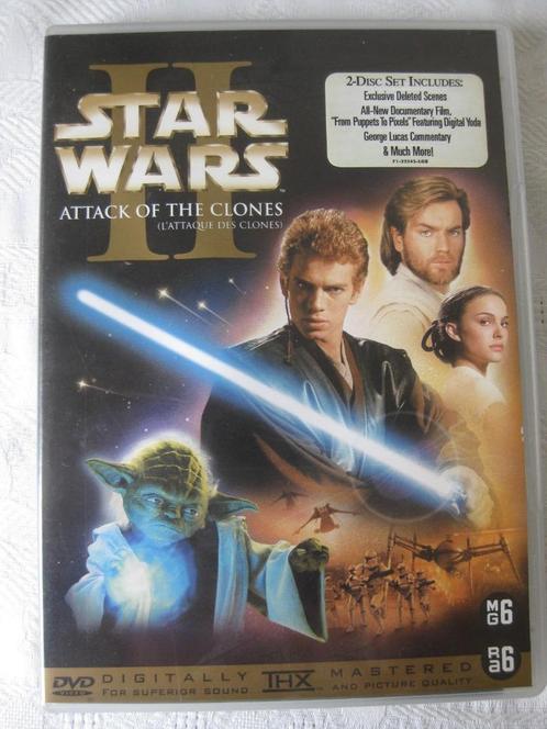DVD Star Wars Episode 2 - Attack Of The Clones (2DVD) 2002, Cd's en Dvd's, Dvd's | Science Fiction en Fantasy, Zo goed als nieuw
