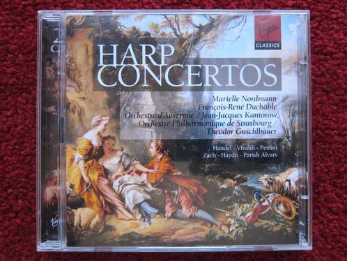 2x CD Marielle Nordmann Orchestre d'Auvergne, Harp Concertos, Cd's en Dvd's, Cd's | Klassiek, Zo goed als nieuw, Verzenden