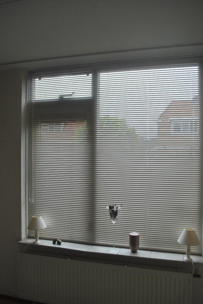 Luxaflex, Decokay, wit, 185 cm hoog, 185 cm breed, Huis en Inrichting, Stoffering | Gordijnen en Lamellen, Gebruikt, 150 tot 200 cm