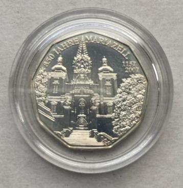 2007 OOSTENRIJK 5 EURO ZILVER MARIAZELL *UNC* beschikbaar voor biedingen