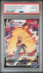 Pikachu VMAX #TG17 PSA 10 - Lost Origin, Ophalen of Verzenden, Zo goed als nieuw, Losse kaart, Foil