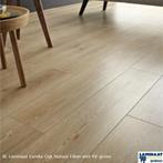 XL Laminaat Eureka Oak Natuur met 4V-groev €14,95m2, Nieuw, Beige, 75 m² of meer, Laminaat Extra brede 24cm