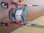 Rode Lichtgewicht Rollator Streamer CF met tasje, Ophalen of Verzenden, Opvouwbaar, Zo goed als nieuw