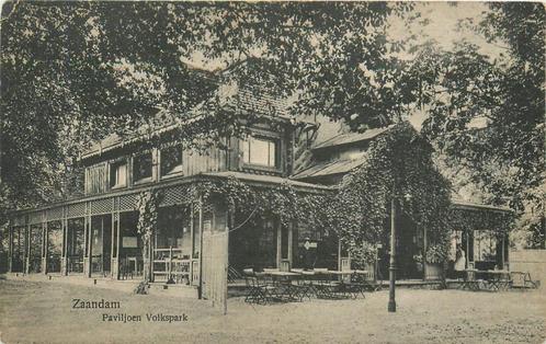 (701-318-043) Zaandam Paviljoen Volkspark, Verzamelen, Ansichtkaarten | Nederland, Noord-Holland, Verzenden