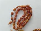 Groote oud barnsteen misbah, Sieraden, Tassen en Uiterlijk, Antieke sieraden, Ophalen of Verzenden, Overige materialen, Ketting