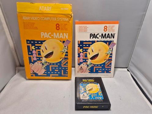 Pac-Man PacMan Atari 2600, Spelcomputers en Games, Games | Atari, Zo goed als nieuw, Atari 2600, Avontuur en Actie, 1 speler, Vanaf 3 jaar