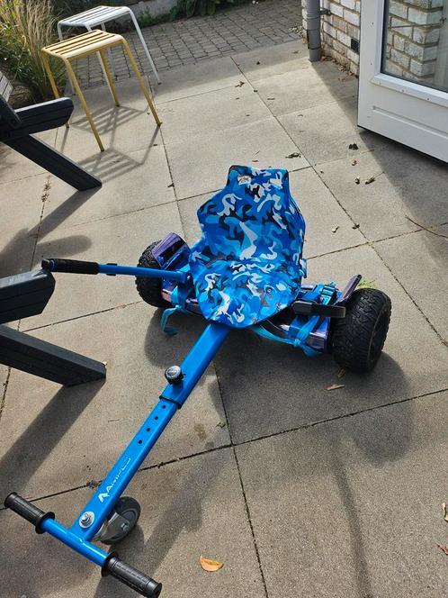 Hoverboard Kart - Blauw Camouflage, Kinderen en Baby's, Speelgoed | Buiten | Voertuigen en Loopfietsen, Gebruikt, Overige typen
