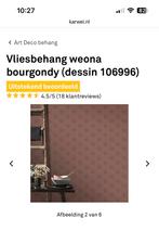 Leuk Behang met motief | Burgundy, Huis en Inrichting, Stoffering | Behang, Ophalen of Verzenden, Minder dan 10 m², Rood