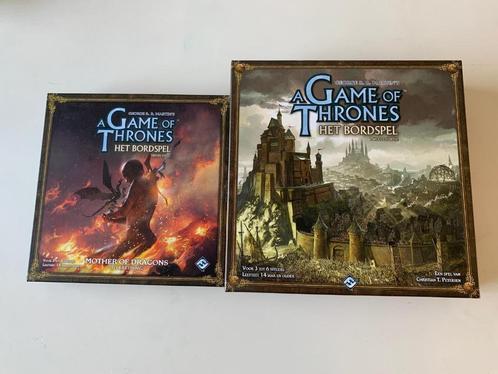 A Game of Thrones bordspel met Mother of Dragons uitbeiding, Hobby en Vrije tijd, Gezelschapsspellen | Bordspellen, Zo goed als nieuw