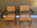 2x originele S64 Marcel Breuer stoel voor Thonet, Huis en Inrichting, Stoelen, Ophalen, Zo goed als nieuw, Zwart, Twee