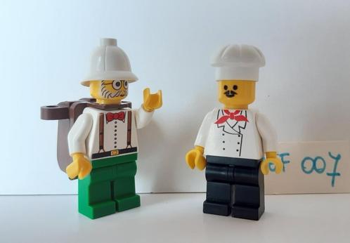 LEGO : Dr. Charles Lightning met rugzak of kok, bakker, chef, Kinderen en Baby's, Speelgoed | Duplo en Lego, Gebruikt, Lego, Ophalen of Verzenden