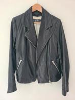 Zwart leren biker jack / jas van Drykorn,maat 5 / XL, Ophalen of Verzenden, Zo goed als nieuw, Maat 46/48 (XL) of groter, Zwart