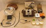 Agfa Silette met toebehoren, Verzamelen, Fotografica en Filmapparatuur, 1940 tot 1960, Ophalen of Verzenden, Fototoestel