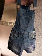 Meisjes spijkerpakje maat 128, Kleding | Dames, Jumpsuits, Blauw, Ophalen of Verzenden, Maat 34 (XS) of kleiner, Gedragen