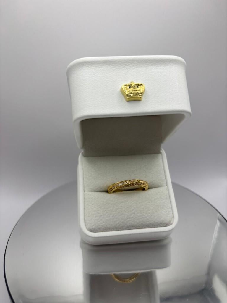 moissanite ring, Nieuw, Ophalen of Verzenden, Kleiner dan 17, Met edelsteen