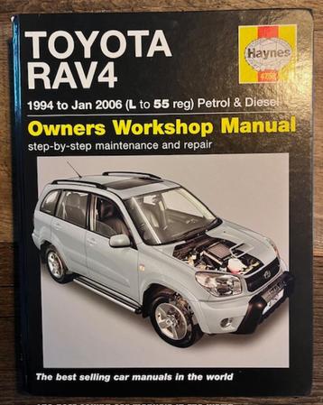 Werkplaatshandboek Toyota RAV4 beschikbaar voor biedingen