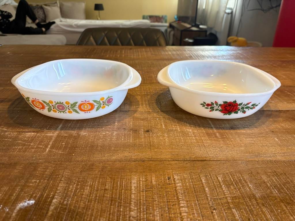 Vintage Jenaer Glas Mainz Schalen Set, Ophalen of Verzenden, Gebruikt, Glas