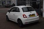 Fiat 500 80pk Turbo Mirror|Carplay|Clima|TFT|Sportstoel, Auto's, Voorwielaandrijving, Gebruikt, Leder en Stof, Origineel Nederlands