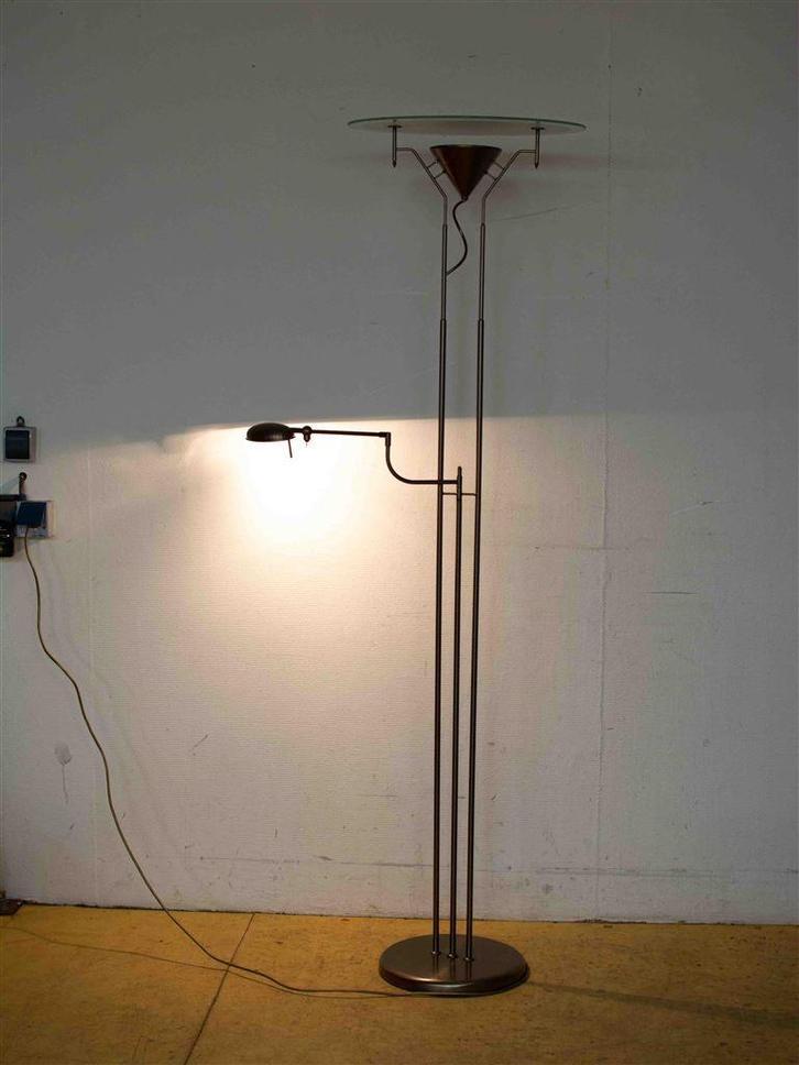 Vloerlamp 37728, Huis en Inrichting, Lampen | Vloerlampen, Gebruikt, 150 tot 200 cm, Glas, Ophalen of Verzenden