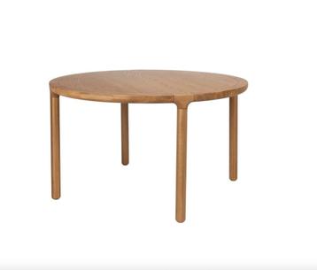 Zuiver Storm Eettafel 130 cm rond Lichtbruin | Van €999, nu beschikbaar voor biedingen