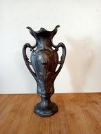 Jugendstil metalen Vaas, Ophalen of Verzenden