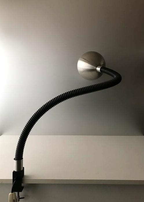 Raak Cobra vintage desk clamp lamp 60s bureaulamp, Huis en Inrichting, Lampen | Tafellampen, Gebruikt, 75 cm of meer, Kunststof