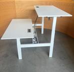 Ahrend Zit-sta duo bureau met kabelgoot en stopcontact, 20st, Huis en Inrichting, Bureaus, Ophalen of Verzenden, Elektrisch, Zo goed als nieuw