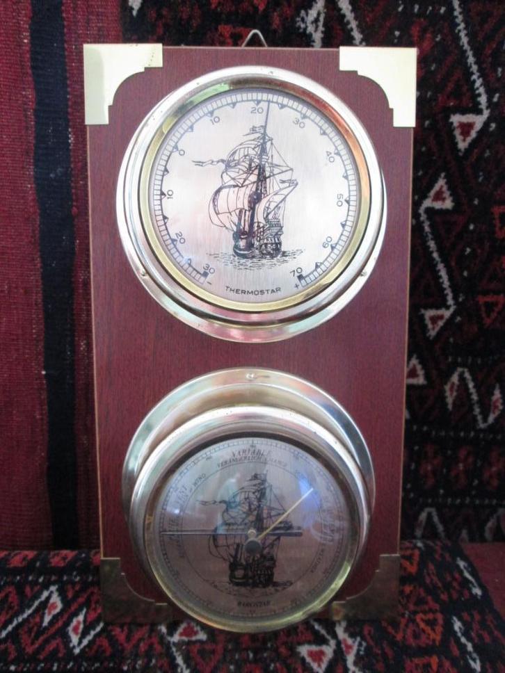 weerstation, thermometer en barometer, Audio, Tv en Foto, Weerstations en Barometers, Gebruikt, Weerstation, Ophalen of Verzenden