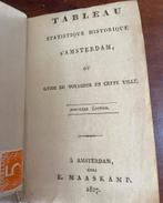 Amsterdam Reisgids 1827 met Stadsplattegrond, Antiek en Kunst, Ophalen of Verzenden
